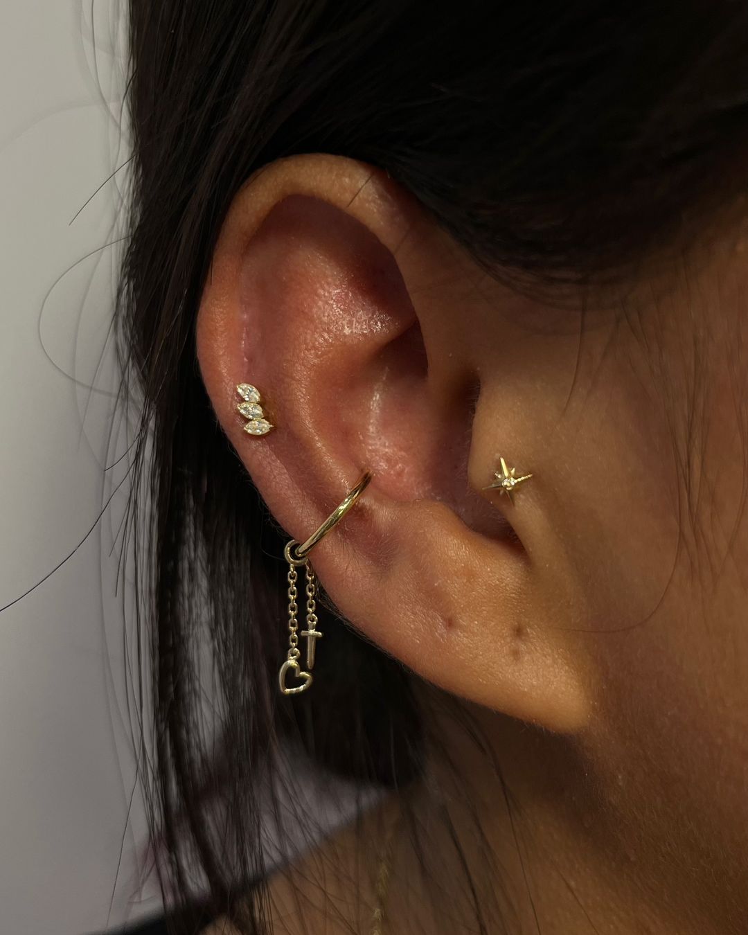 Love Hurts | Heart & Dagger Drop Chain | Junipurr Body Jewelry