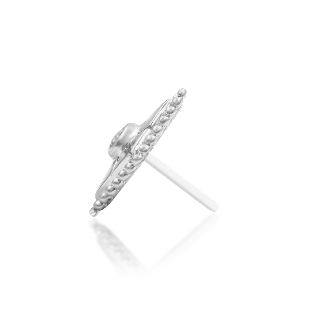 "Arete"— Yellow & White Gold |  Junipurr Jewelry