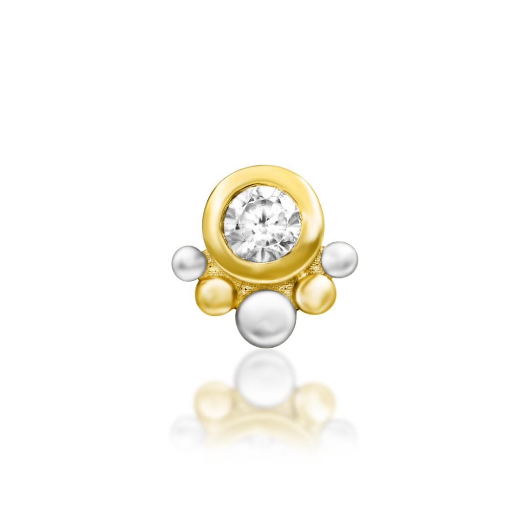 "Darling"— Yellow & White Gold |  Junipurr Jewelry