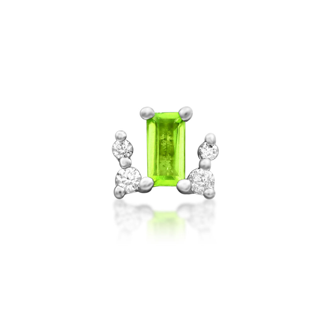 "Alcina" Threadless Kryptonite End by Junipurr Jewelry