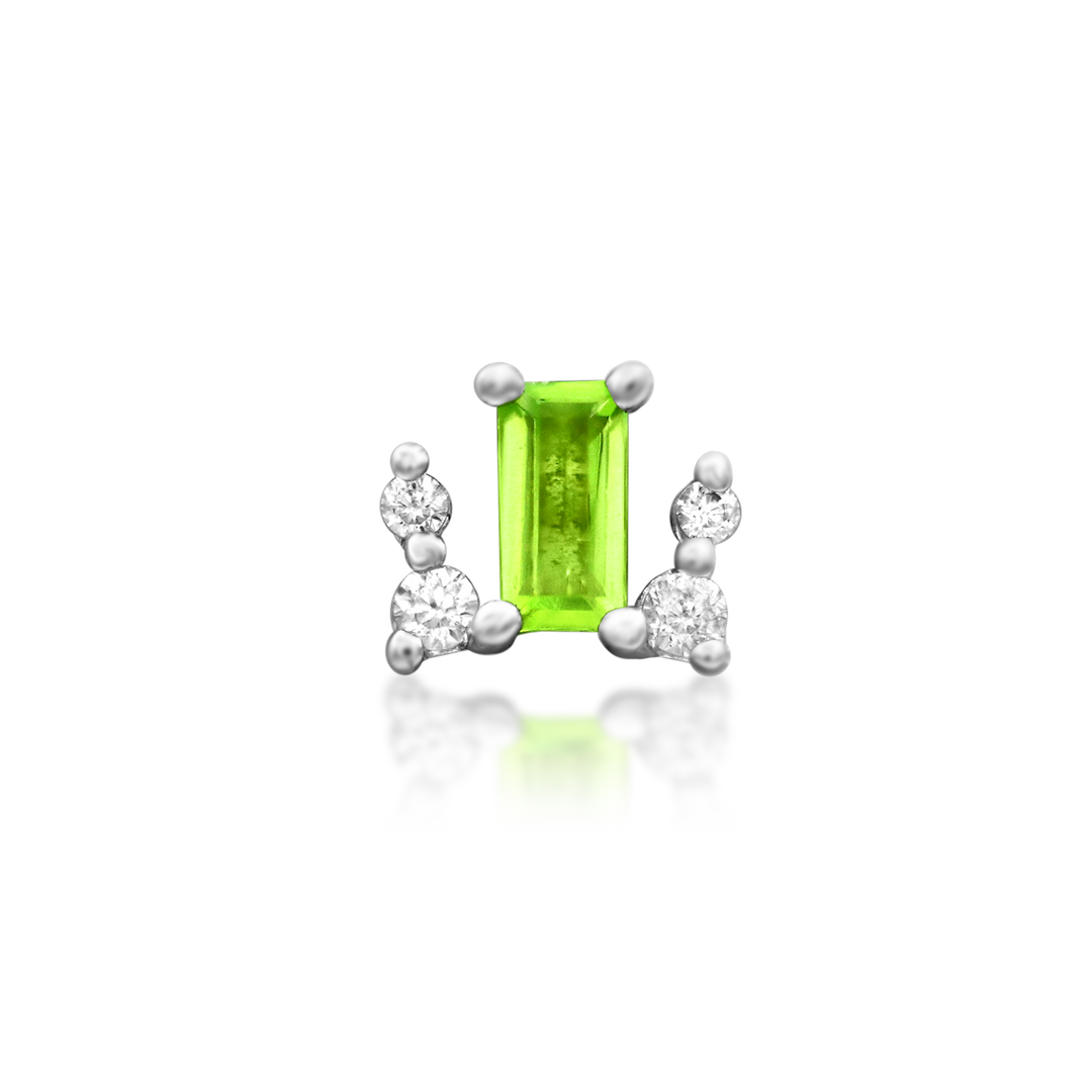 "Alcina" Threadless Kryptonite End by Junipurr Jewelry